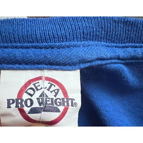 Los Angeles LA Dodgers Baseball Mens Opening Day Blue Double Graphic T-Shirt 2XL - Picture 6 of 8